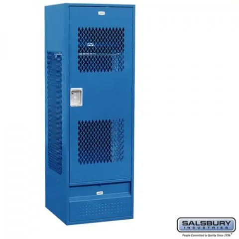 Standard Gear Metal Locker - Ventilated Door - 6 Feet High - 24 Inches Deep