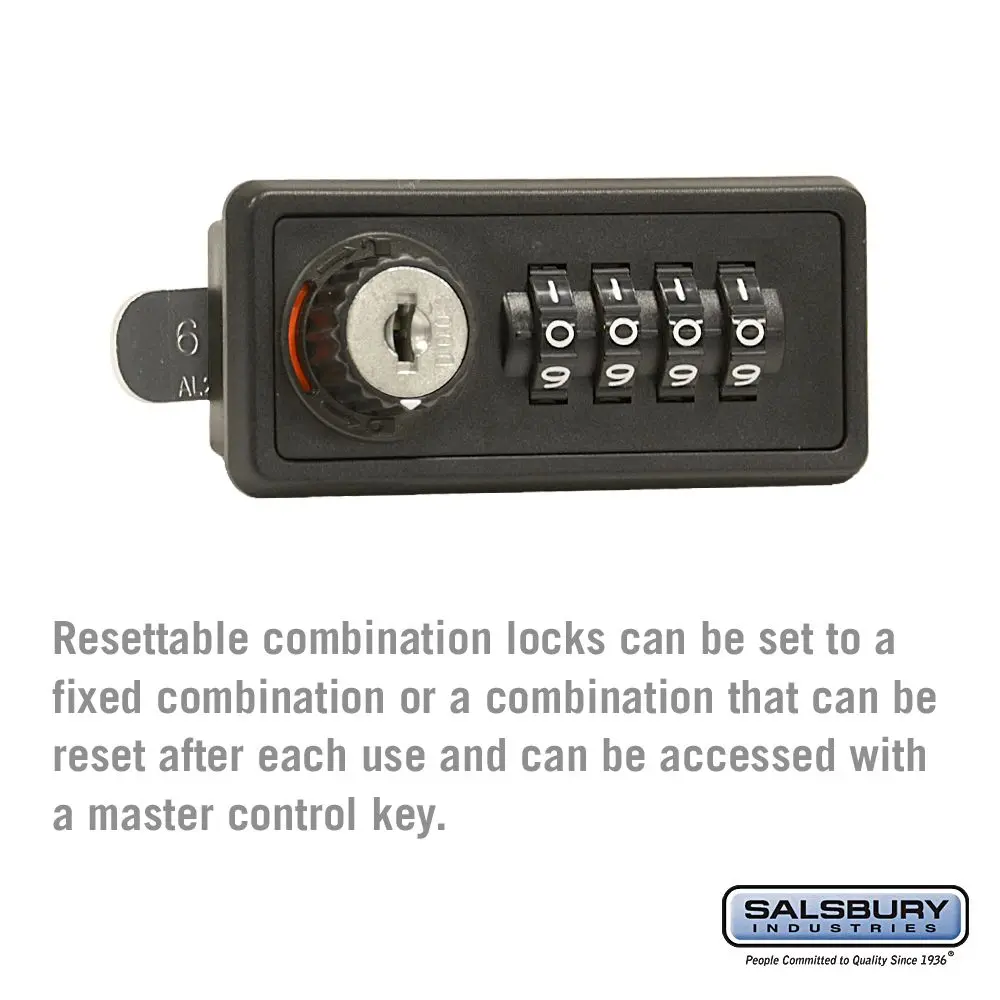 Resettable Combination Lock - Replacement Lock - for Cell Phone Storage ...
