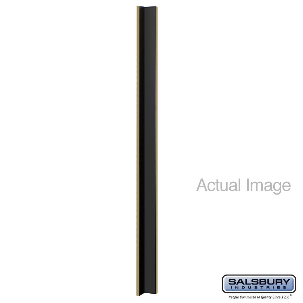 Front Filler - Vertical - Corner - for Extra Wide Designer Wood Lockers - Black