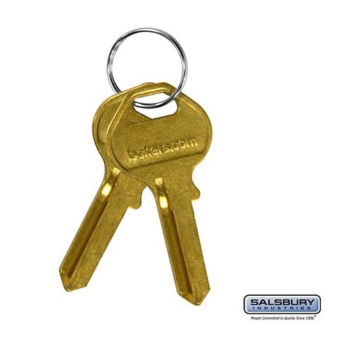 Key Blanks - for Built-in Key Locks of Extra Wide Designer Wood Lockers - Box of (50)