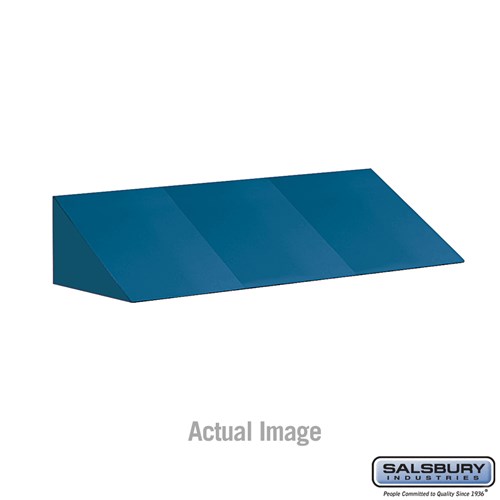 Sloping Hood - for up to (3) 12 Inch Wide and 15 Inch Deep Metal Lockers