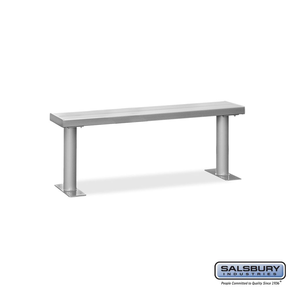 Aluminum Locker Benches - 60 Inches Wide