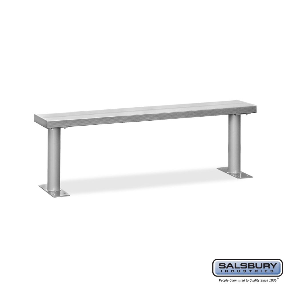 Aluminum Locker Benches - 72 Inches Wide