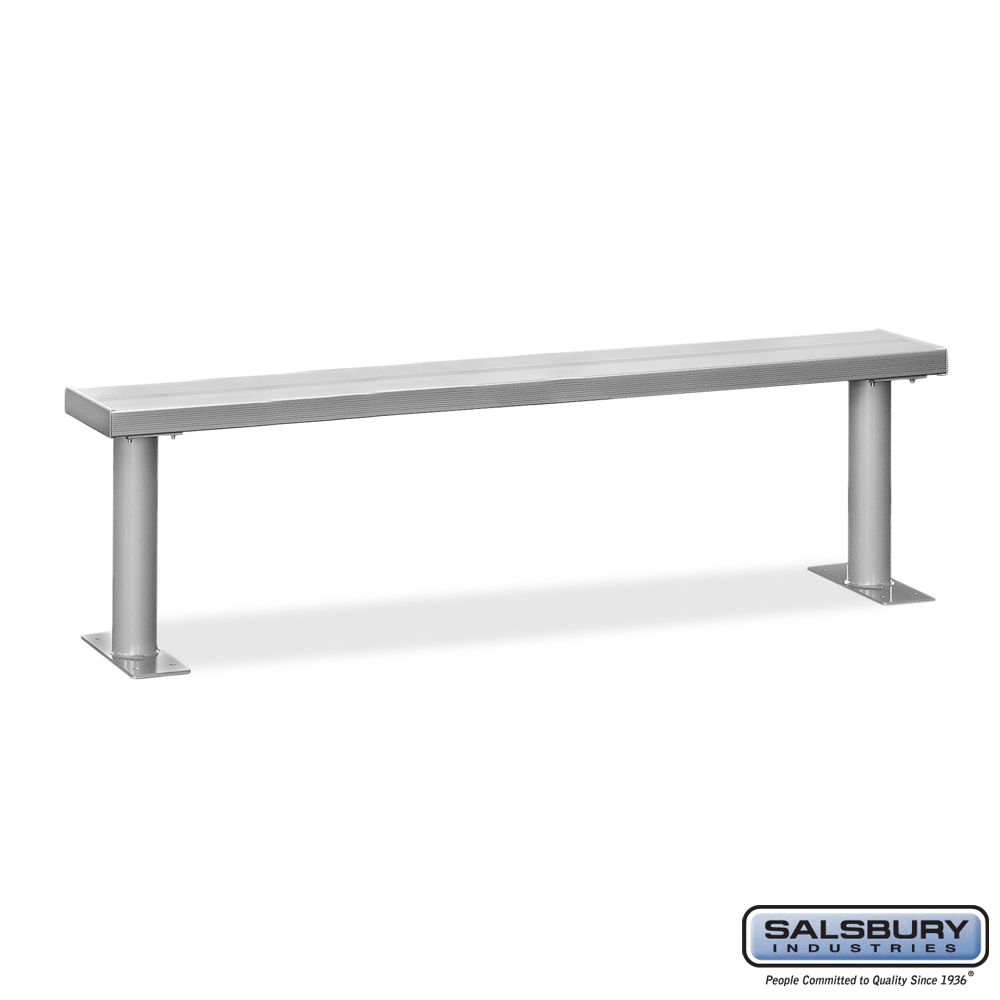 Aluminum Locker Benches - 84 Inches Wide
