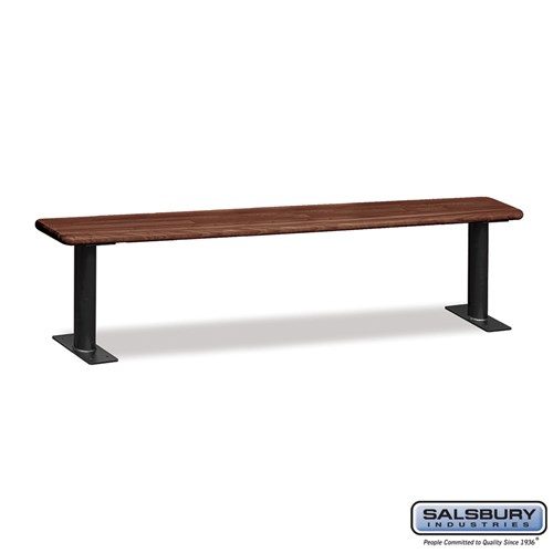 Wood Locker Benches - 84 Inches
