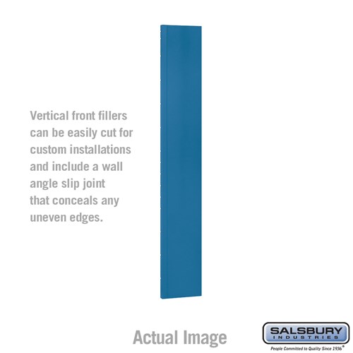 Front Filler - Vertical - 9 Inch Wide - for 5 Feet High Metal Locker