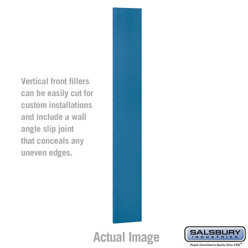 Front Filler - Vertical - 9 Inch Wide - for 6 Feet High Metal Locker